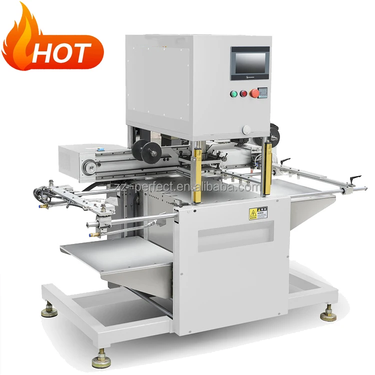 High quality logo label Hot Stamping Machine For Book Cover PLC control digital foil printing machine