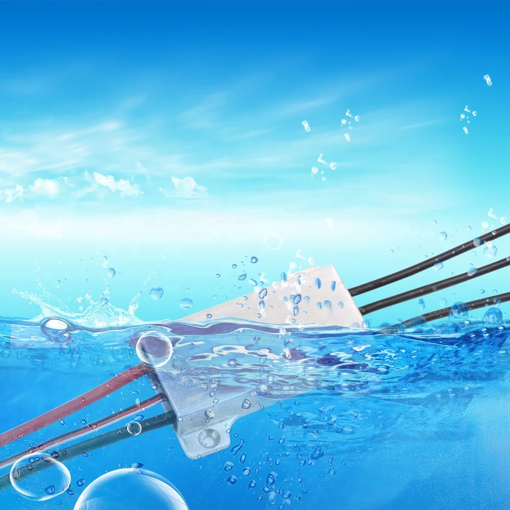 100m underwater IPX8 24V 90A waterproof brushless 2-way ESC BEC 5V/5.5A  All aluminum alloy for structure ROV submarine thruster