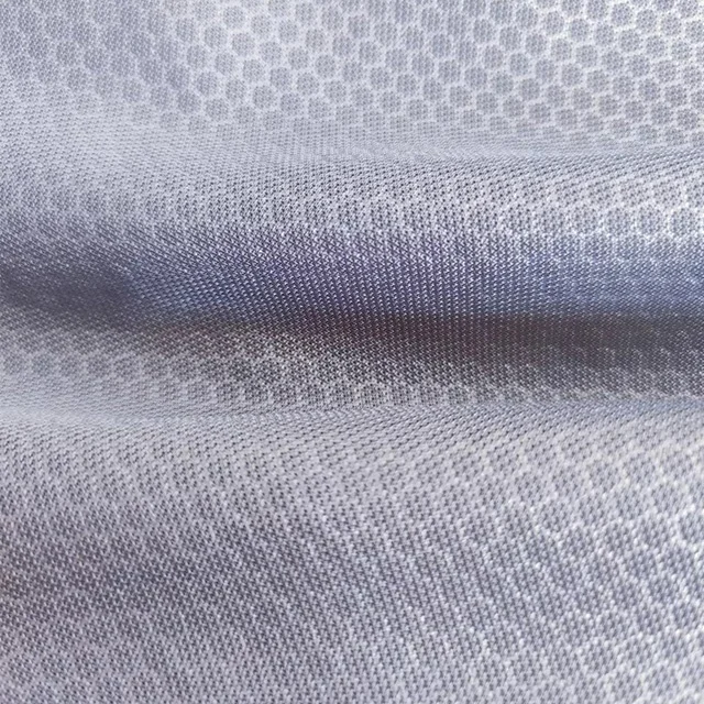 Polyester lattice soccer Honeycomb hexagonal mesh quick dry fabric-MINICH