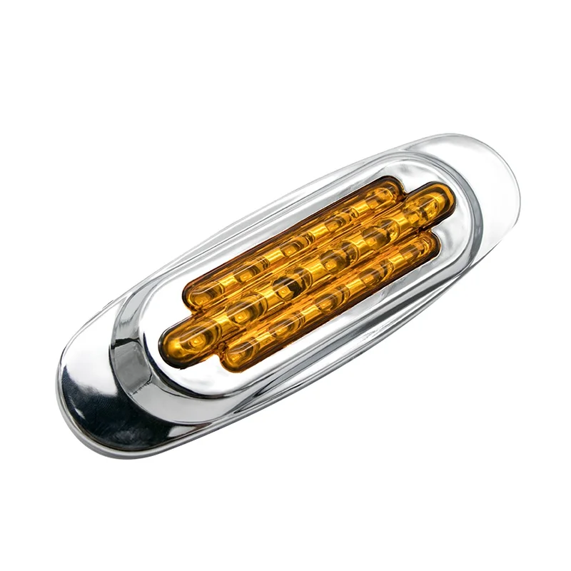 LED Truck Trailer Side Marker Indicator Light Turn Signal Warning Lamp