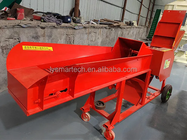 Cow sheep paddy straw cutting grass corn maize silage wheat stalk chopper machine for animal food feed grinder chaff cutter