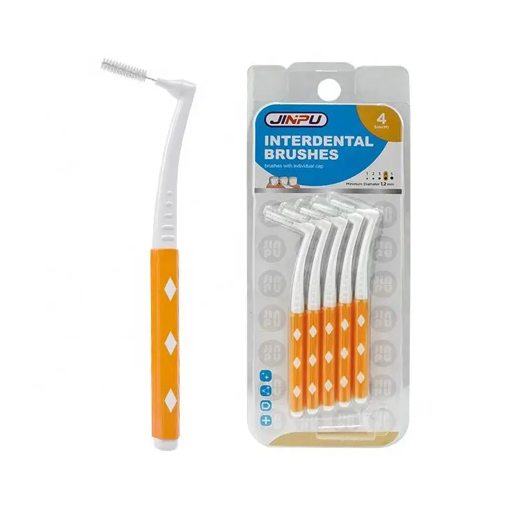 Dental disposable toothbrush orthodontic interdental brush braces brushes with orthodontic use