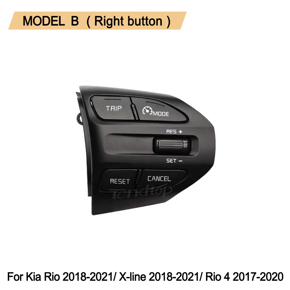 Hot sales Steering Wheel Control Button For KIA K2 RIO RIO X LINE Multifunction Audio Phone Cruise Control Volume Switch