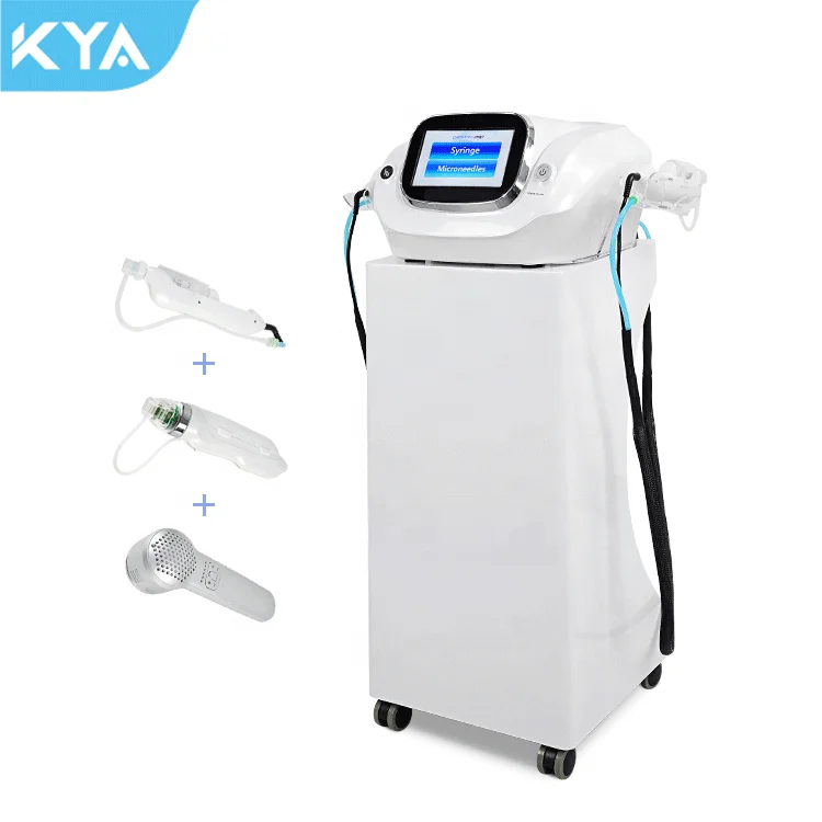 3 In 1 Mesotherapy Dermashine Pro 4th Skin Tightening Anti-aging 9 Needle Injector Mesotherapy Machine Facial Injection Gun