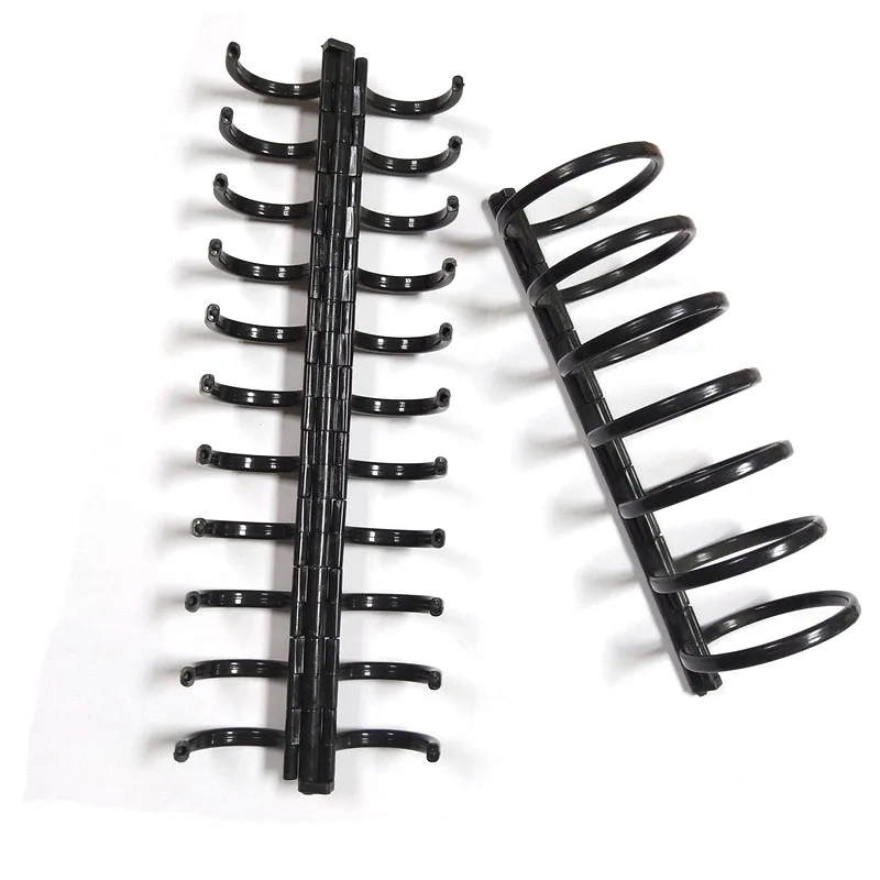 Plastic binder clips Booklet binding adhesive ring Loose-leaf book opening  Binding chain clips for school office  business