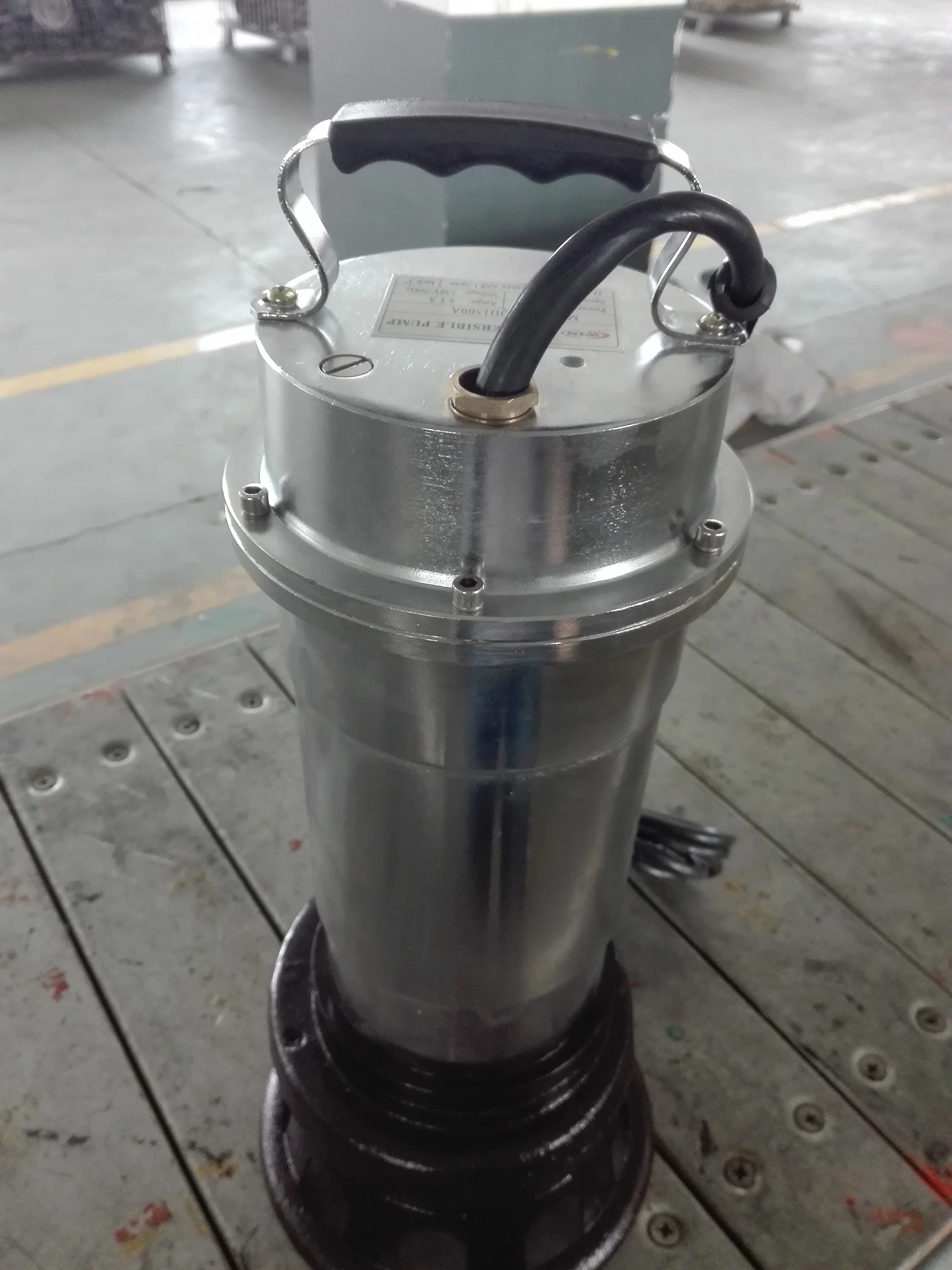 Однофазный Портативный Погружной грязевой насос для сточных вод 2HP с