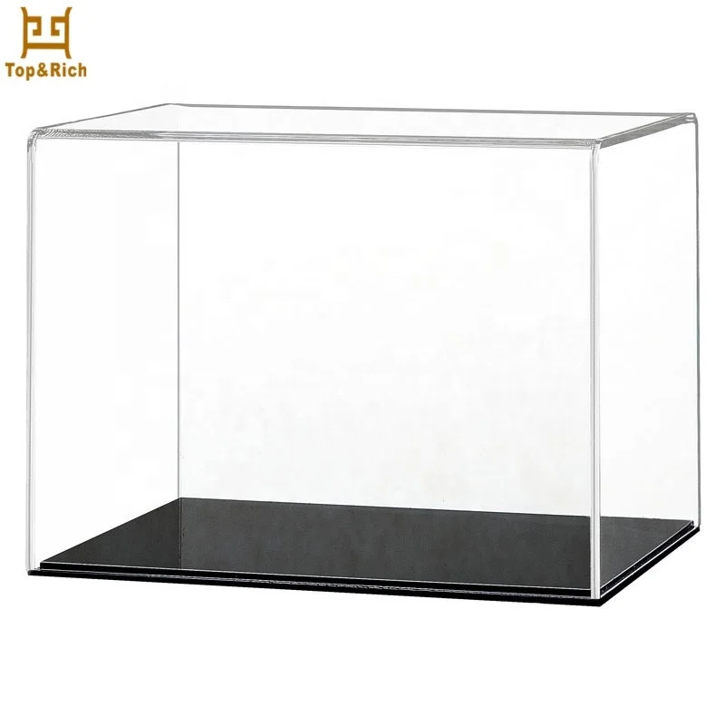 Factory Wholesale Clear Acrylic Display Case Box Lighted Acrylic Helmet Display Case