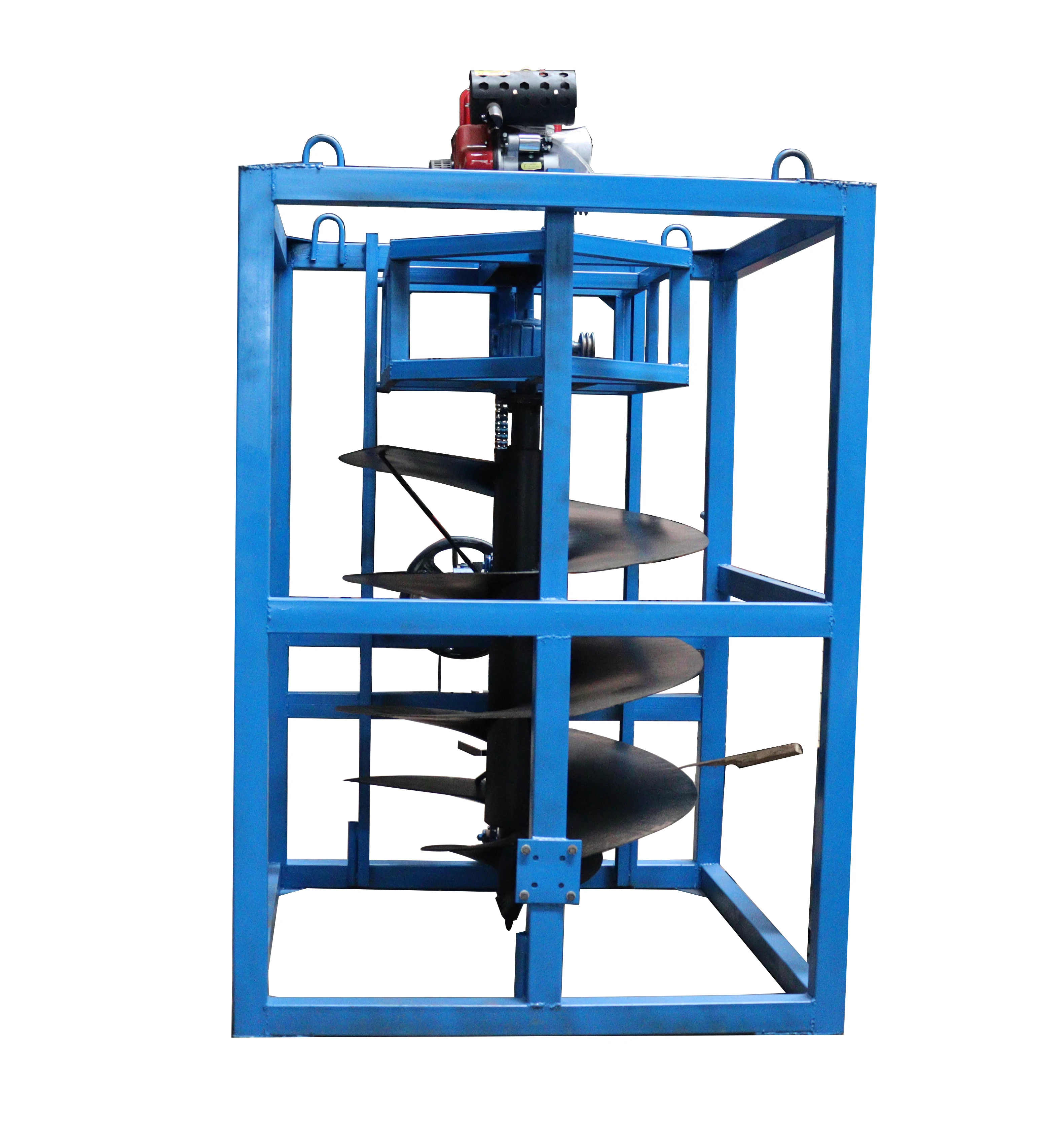 Diameter 1M Drill Earth Auger Diesel Engine Ground Drill Earth Auger 1M Depth For Digging