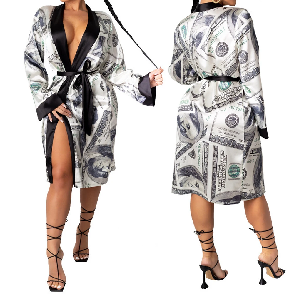 2022 designer silk satin sleepwear pajamas yes daddy bath towel robes for women