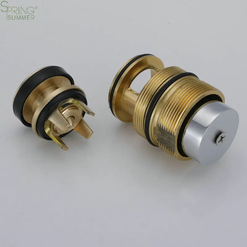 Concealed Pedal  Toilet Flush Valve  Core, Button Concealed Flush Valve For Toilet Spindle Cartridges