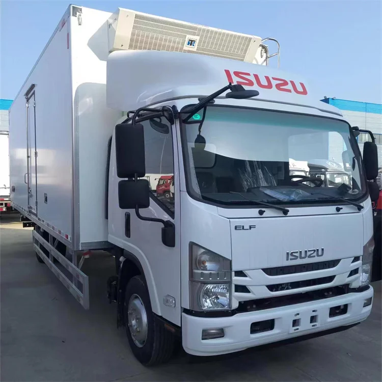 Famous Japanese ISUZU refrigerator truck  6.8M box  refrigerator wagon freezer vehicles refrigerated van cold trucks chill car