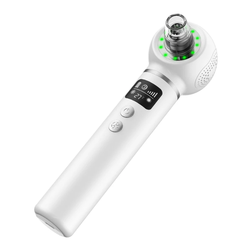 Hot selling New popular Rechargeable face nose Skin care Hot cool remove blackhead acne facial cleaner remover vacuum