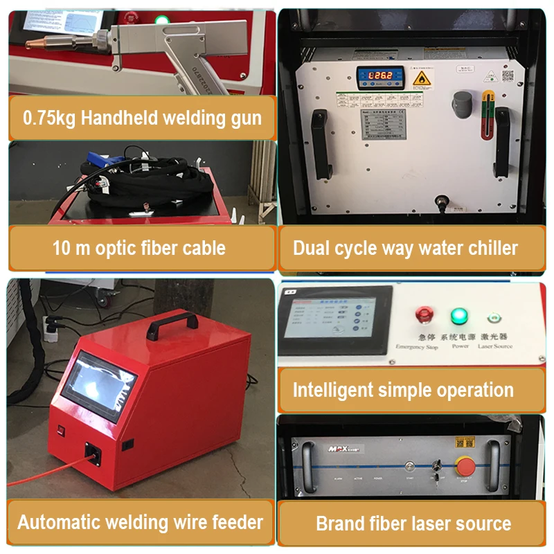 factory cheap Raycus MAX 1500W 3 in 1 handheld fiber laser welding machine lazer welders