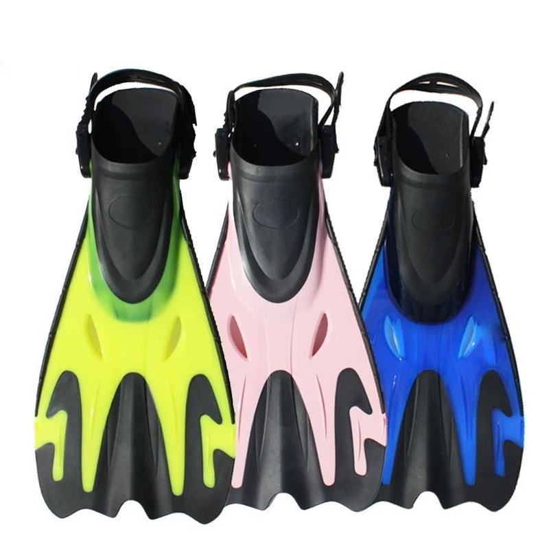 Adjustable Strap Diving Fins Custom Open Heel Diving Flippers Cheap Price Frog Shoes short Dive Fin