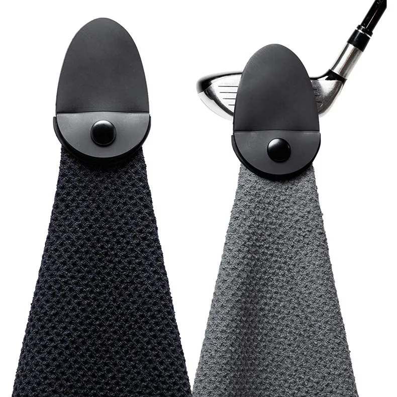 High-quality microfiber golf towel with an industrial-strength magnet