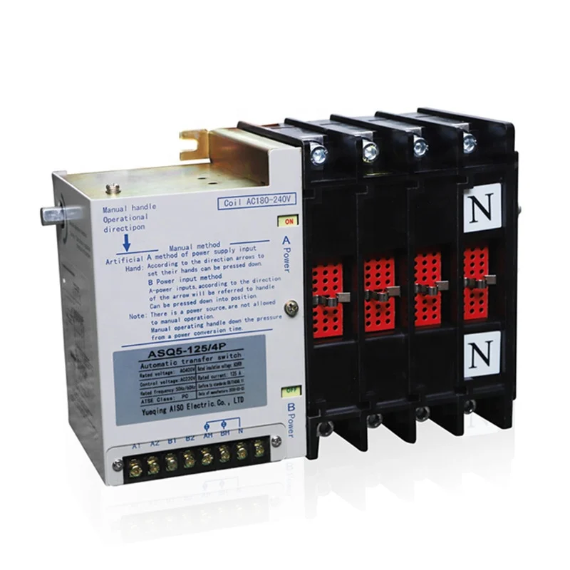 Dual Power 3 Phase Automatic Transfer Switch ATS Generator Changeover Switch