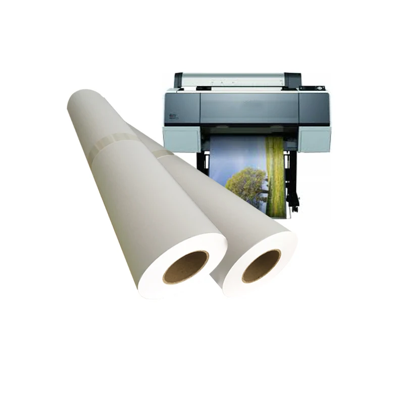 Wholesale Wide Format Poster Printing Waterproof White 108gsm Matte Coated Inkjet Paper
