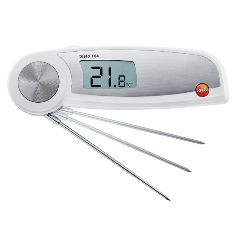 2023 Hot Sell Cooking Food Thermometer BBQ Meat Thermometer Waterproof Collapsible Precision Digital Food Thermometers Testo104