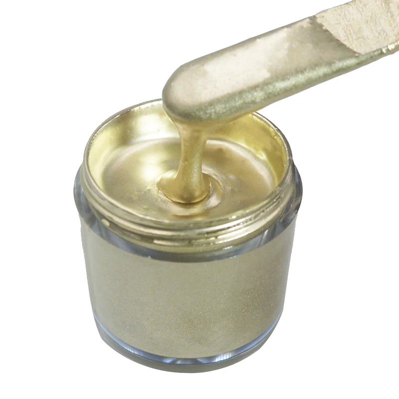 
epoxy flake coating Metallic dye Paste liquid pigment high color metallic pigments for resin 