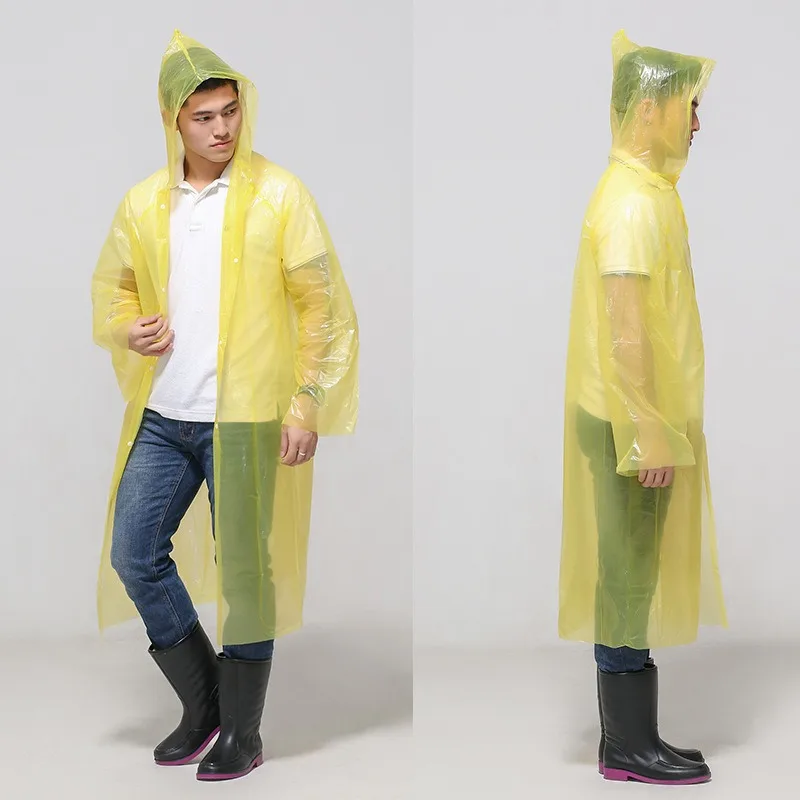 manufacturers direct selling disposable plastic raincoat for waterproof
