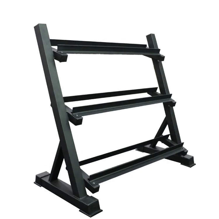 Best Price Three Layers 6 Pairs Dumbbell Rack China Dumbbell Storage Rack