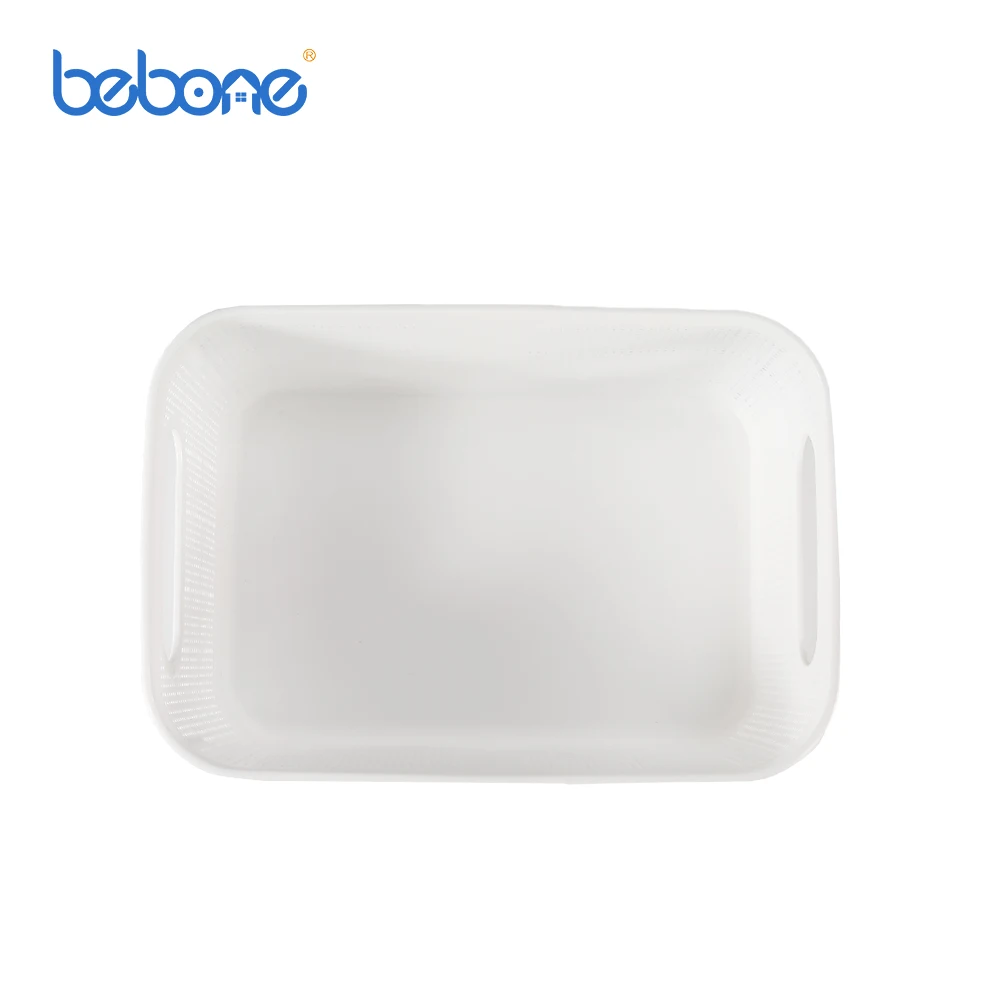 White square food kitchen fruit vegetable plastic baskets for storage