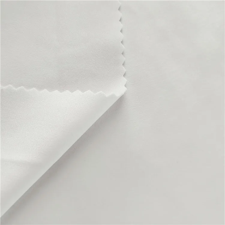 Dry fit 87% Polyester 13% Spandex 4 way stretch white semi dull lycra fabric for sublimation