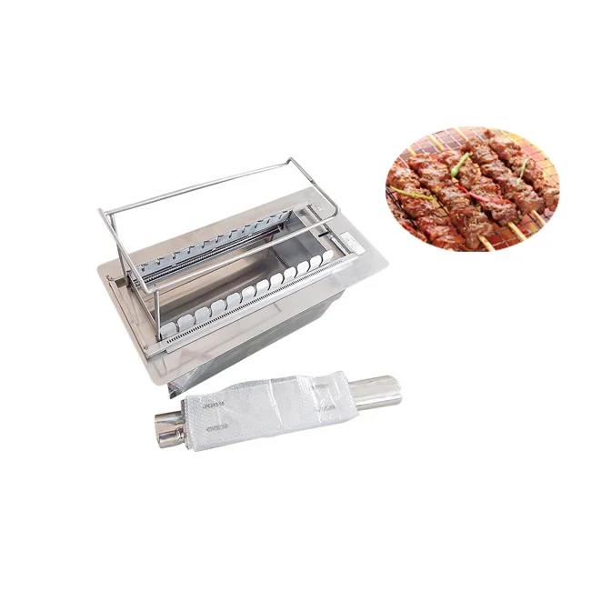 Outdoor Smokeless Stainless Steel Pig Chicken Lamb Charcoal gas electric Spit Roaster  Barbecue Rotisserie BBQ Grills