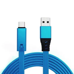 1.5m Magic Charging Cable Can Be Cut And optic fibre cable Quick Charging Data Cable Charger For Android Iphone Type C