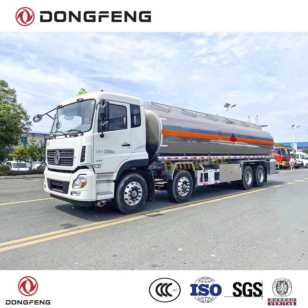 Dongfeng 8x4 30000 литровый масляный бак из алюминиевого сплава стальной с