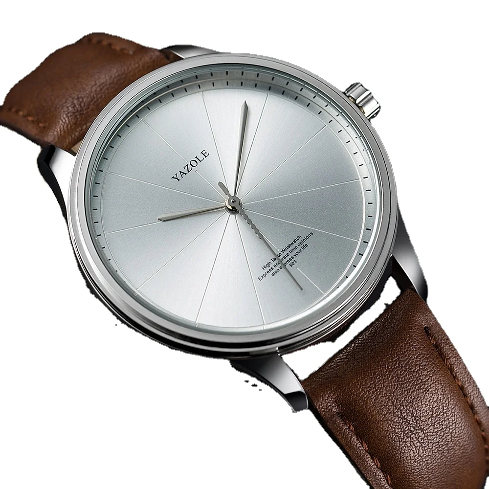 montre yazole 503 classic custom mens all black reloj waterproof luxury quartz personalized wrist watch wholesale