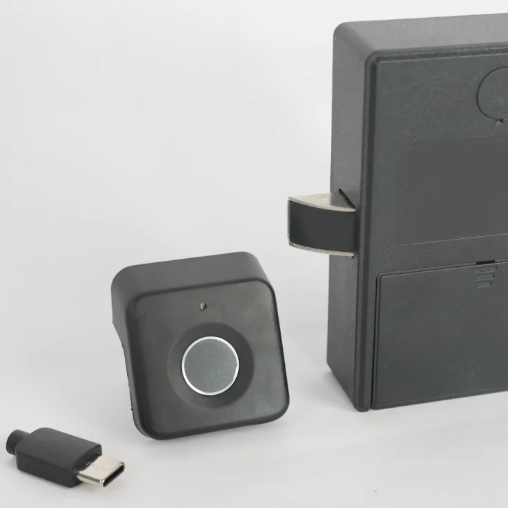 Qidots Security mechanical keyless fingerprint locks entry combination door fingerprint locks locker fingerprint lock