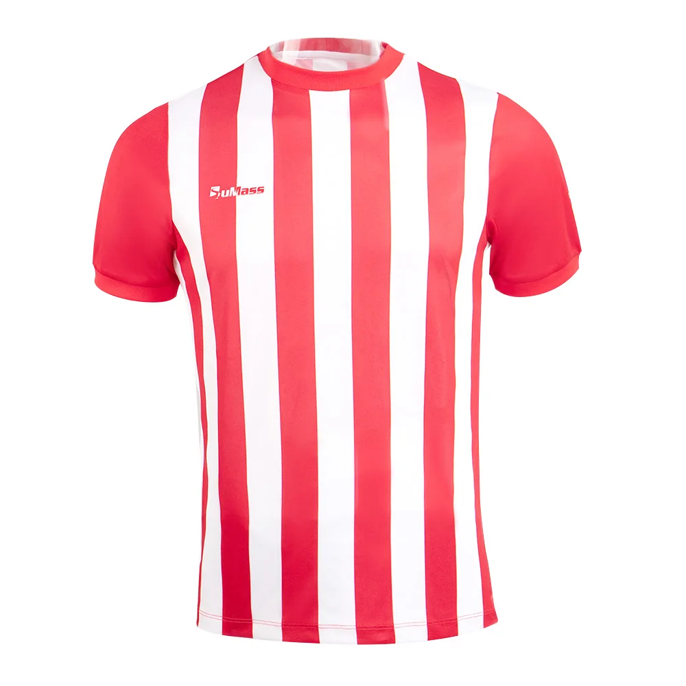 
Latest Design Sublimation Soccer Jersey Striped Soccer t Shirt 