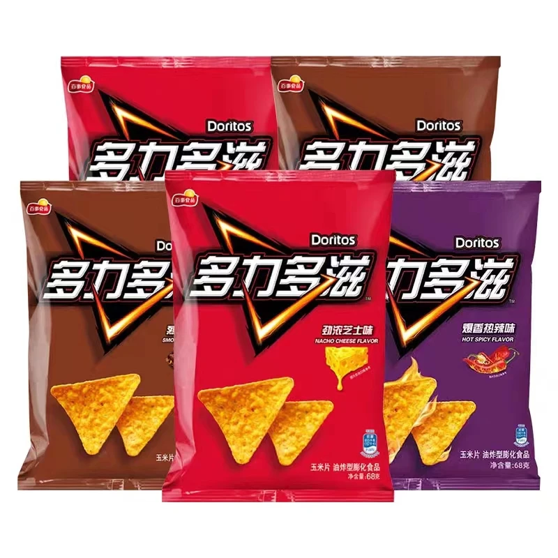 wholesale fruit vegetable snacks cheese corn chips 68g