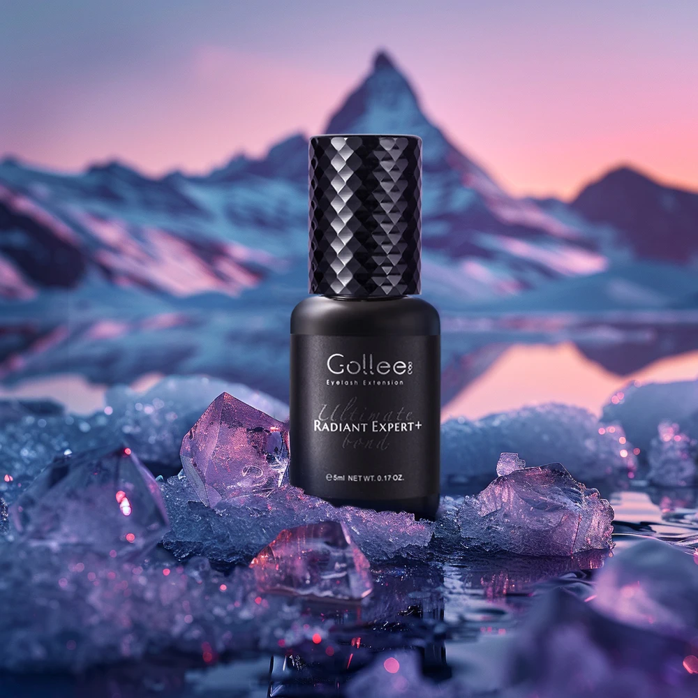 Gollee gollet second 8 weeks 4-22 degree 60-80f 30-75% humidity range Fake False Lash eyelash extension adhesive glue