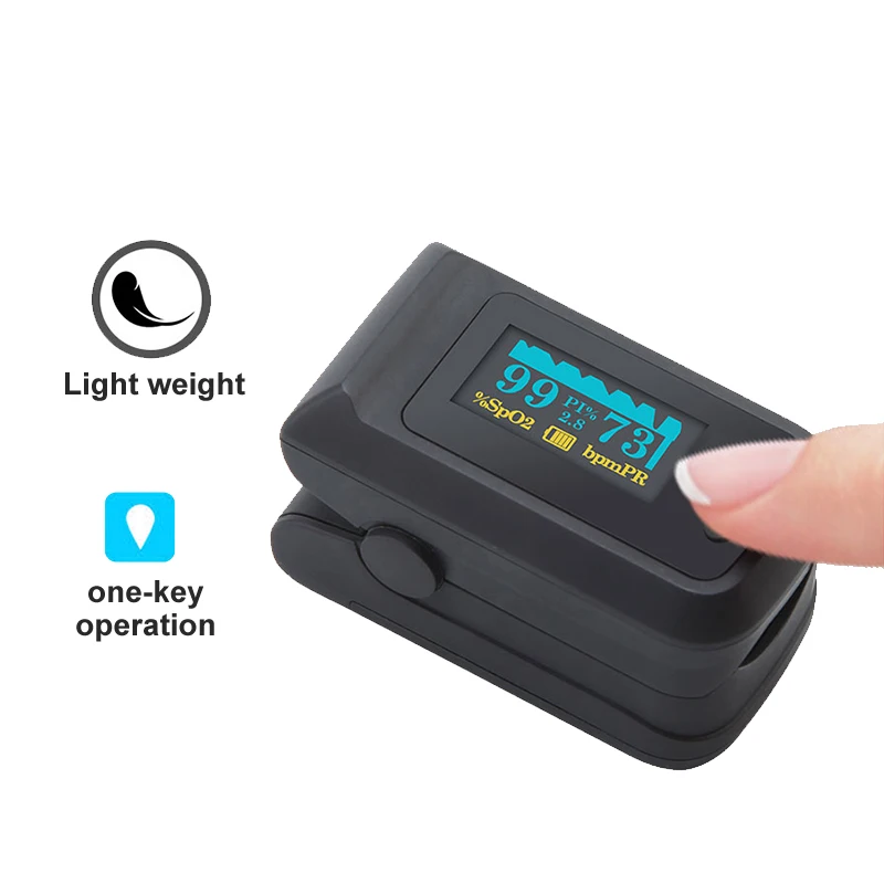 Digital Blood Oxygen Saturation Monitor Oximetro de dedo Oximetro Finger Spo2 Pulse Oximiter Dedo