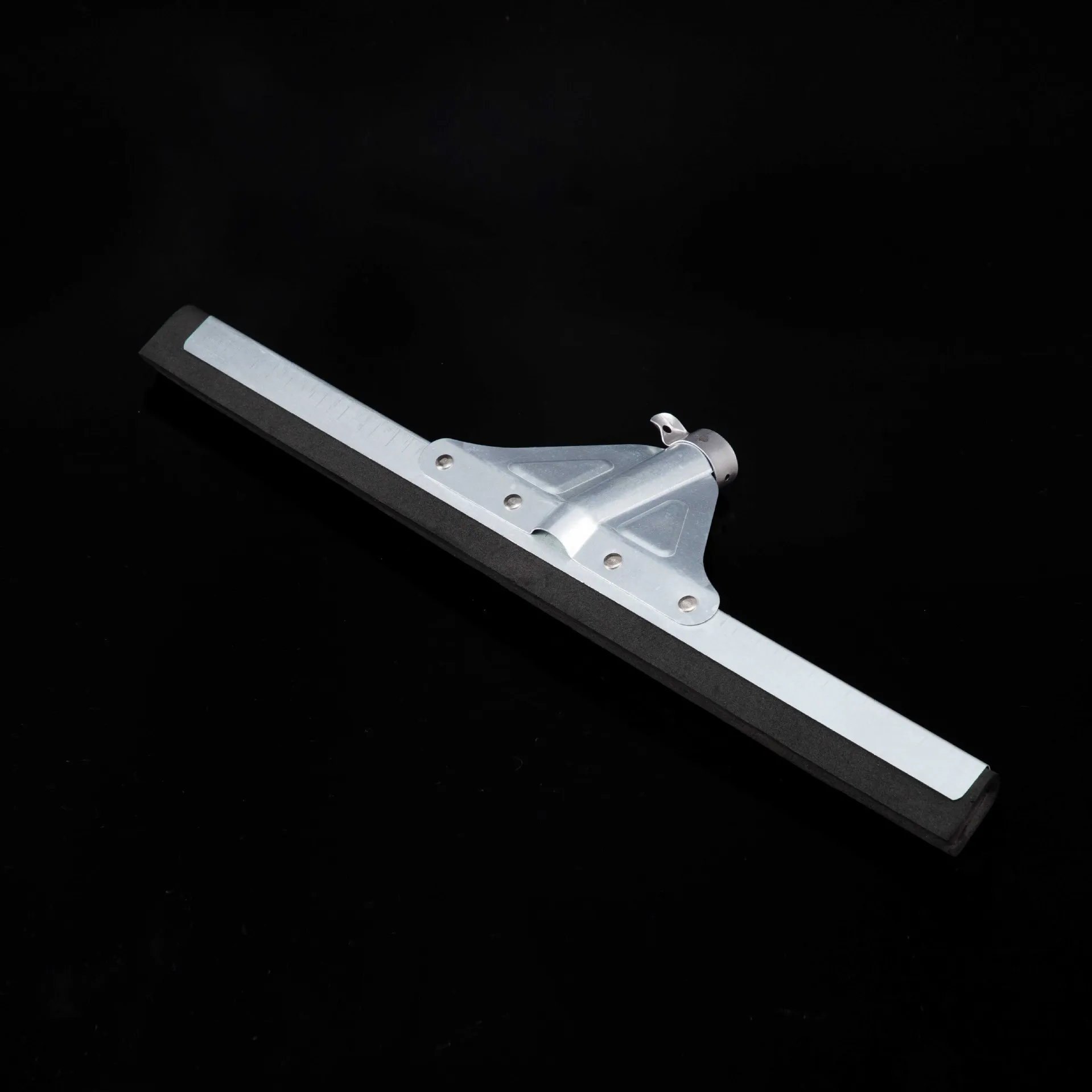 HQ0027 triangle gold metal floor squeegee with red EVA 18 inches wide