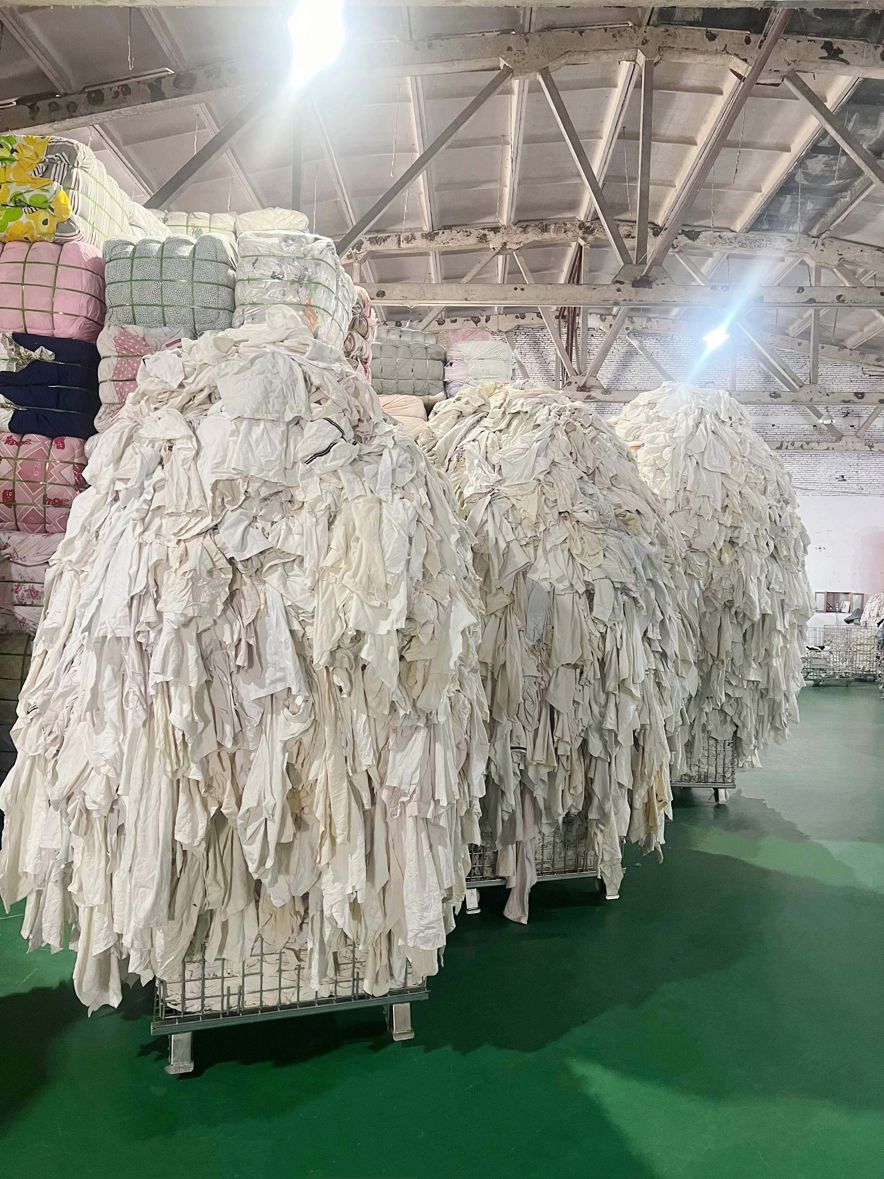 Used Paint-Coat Industrial Textile Cotton Waste Rags White T-shirt 100% White Cotton Rags for Industrial Wiping Cleaning Rag