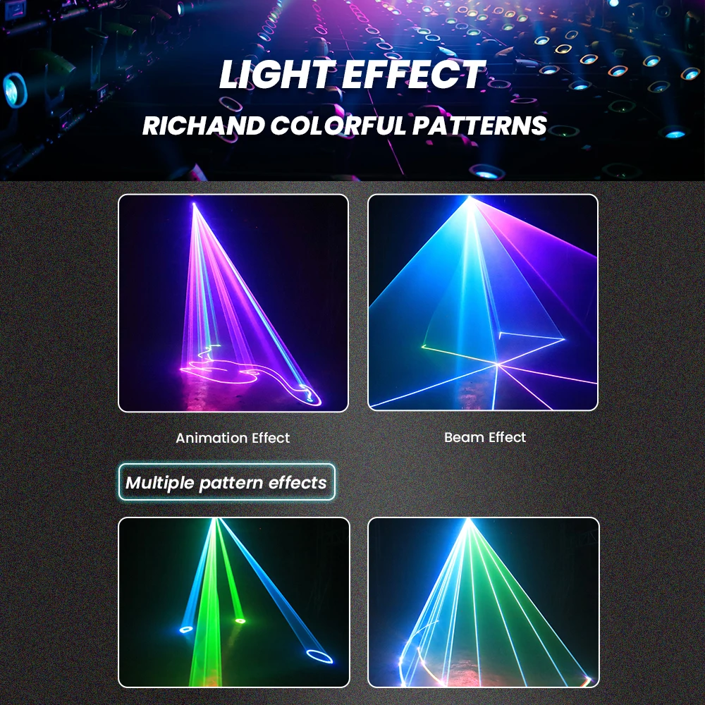 Good Quality 4500MW DJ Laser Light Animation Christmas Laser Light Outdoor For Stage Equipment