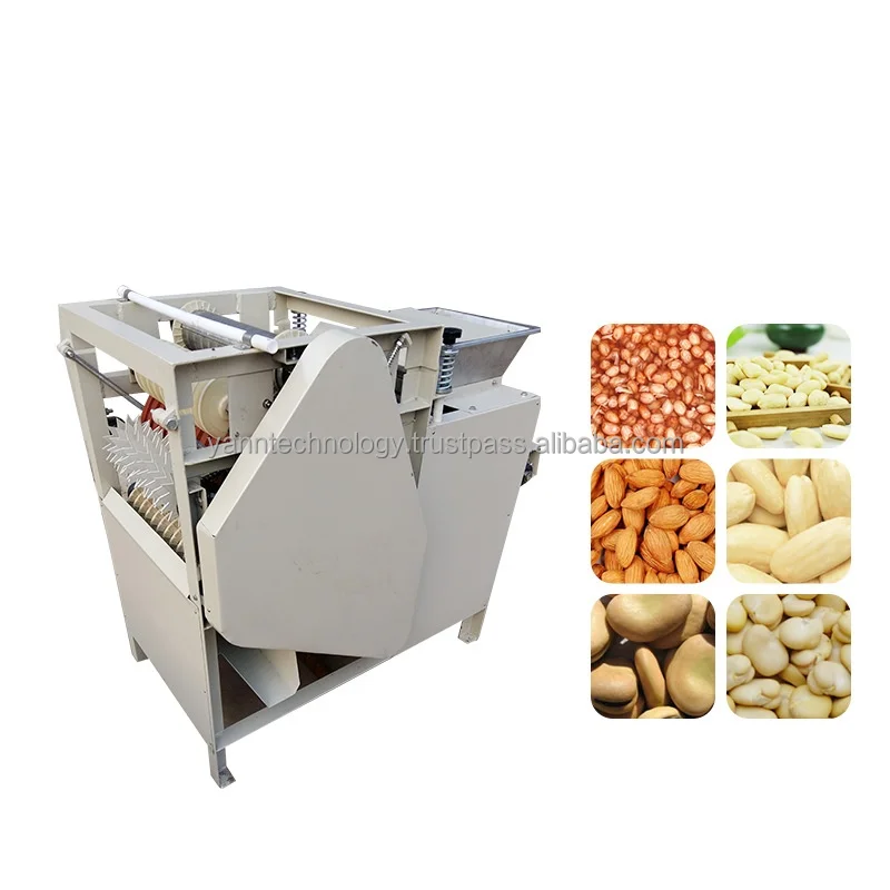 peanut bean nut pistachio skin removing peanut red almond peeling machine Almond Nut Peeler Wet red broad bean remover Machine