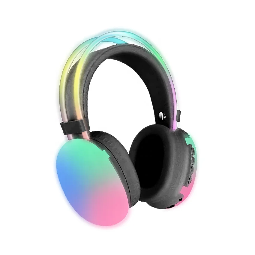 2024 NEW Design 10 pcs Silent Party Headphones LED flashing Wireless Silent Disco Headset and 1pcs silent disco transmitter 500m