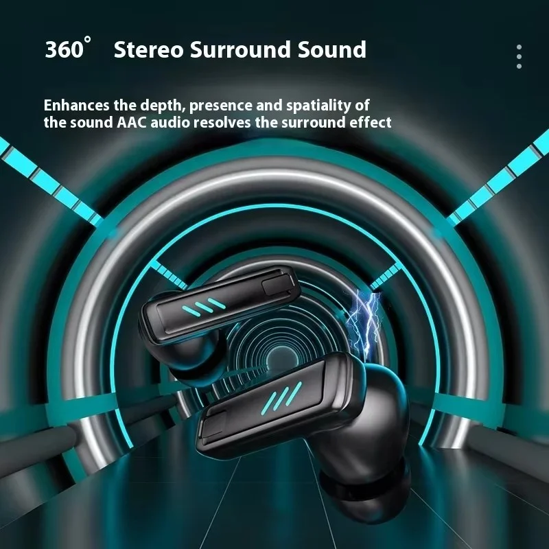 GQ09 best custom logo cheap gaming Wireless Subwoofer Earphone Headphones Waterproof ipx8 Large Battery gq-09 Headset