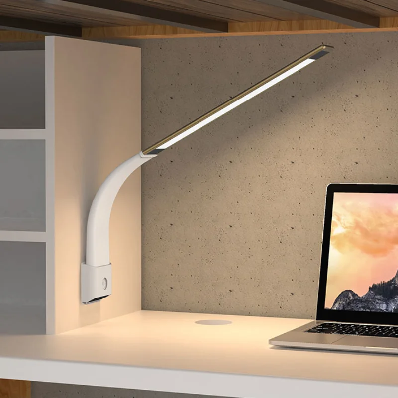 Amazon hot selling touch control table lamp reading rechargeable foldable Factory in stock