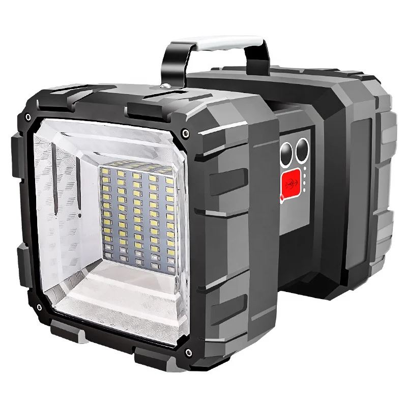 W844 Xhp70 10 Hours Portable Spotlights Flashlight 60W Long-range 5000 Xenon Multifunctional Home Outdoor Work Searchlight