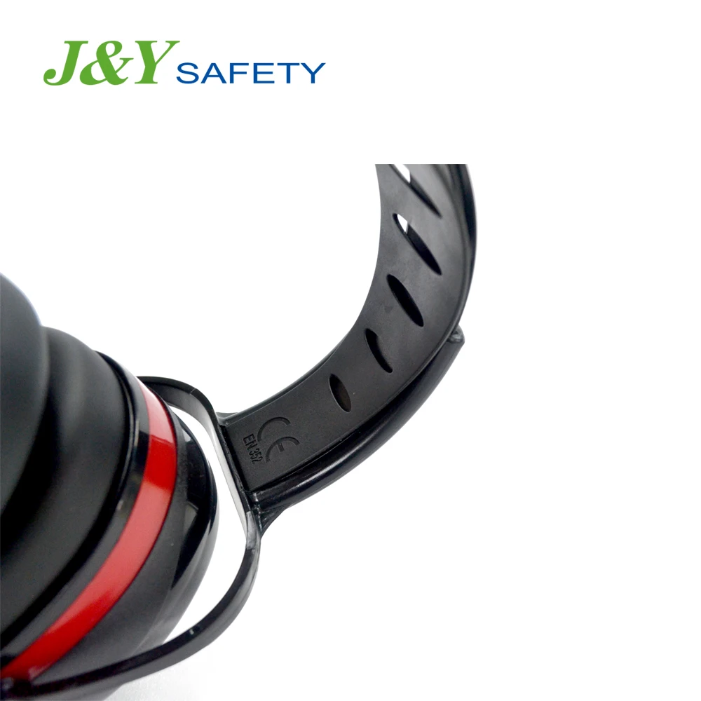 Folding Earmuff Hearing Protection Noise Reduction Ear Muffs Red For Sleeping Hunting