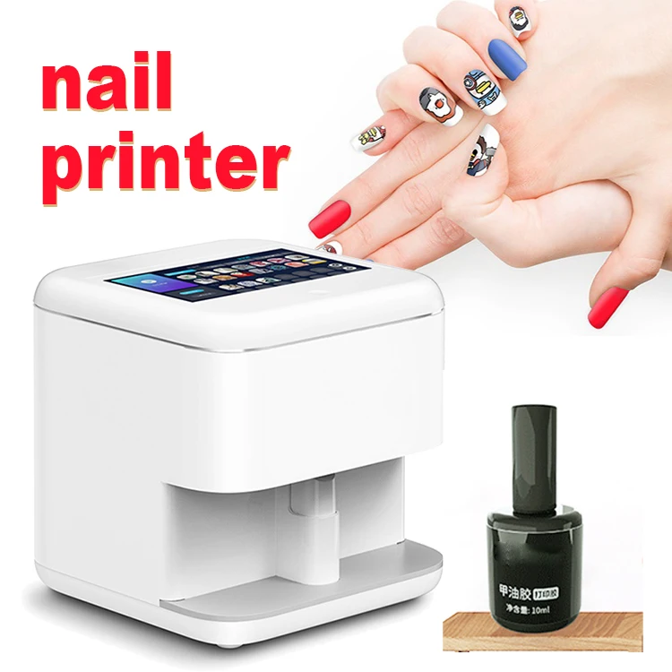 New Arrivals 2023 Portable Nail Art Printer Nail Painting Machine Printer 3d Digital Nail Art Printer Equipment