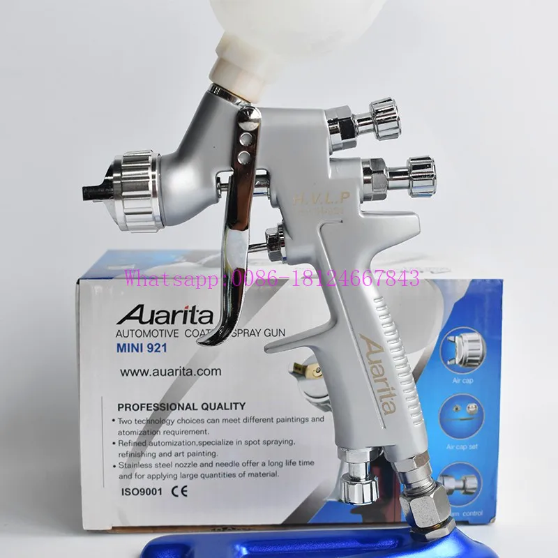 1.2mm spray gun paint spray gunmini spray gun Gravity Feed Paint pot volume 250ml mini paint Auarita MINI H-921