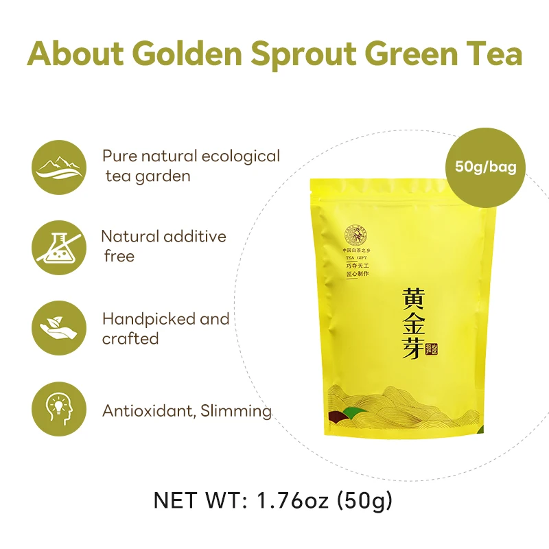 chinese manufacturer high quality retail green tea slimming natural golden green tea bag