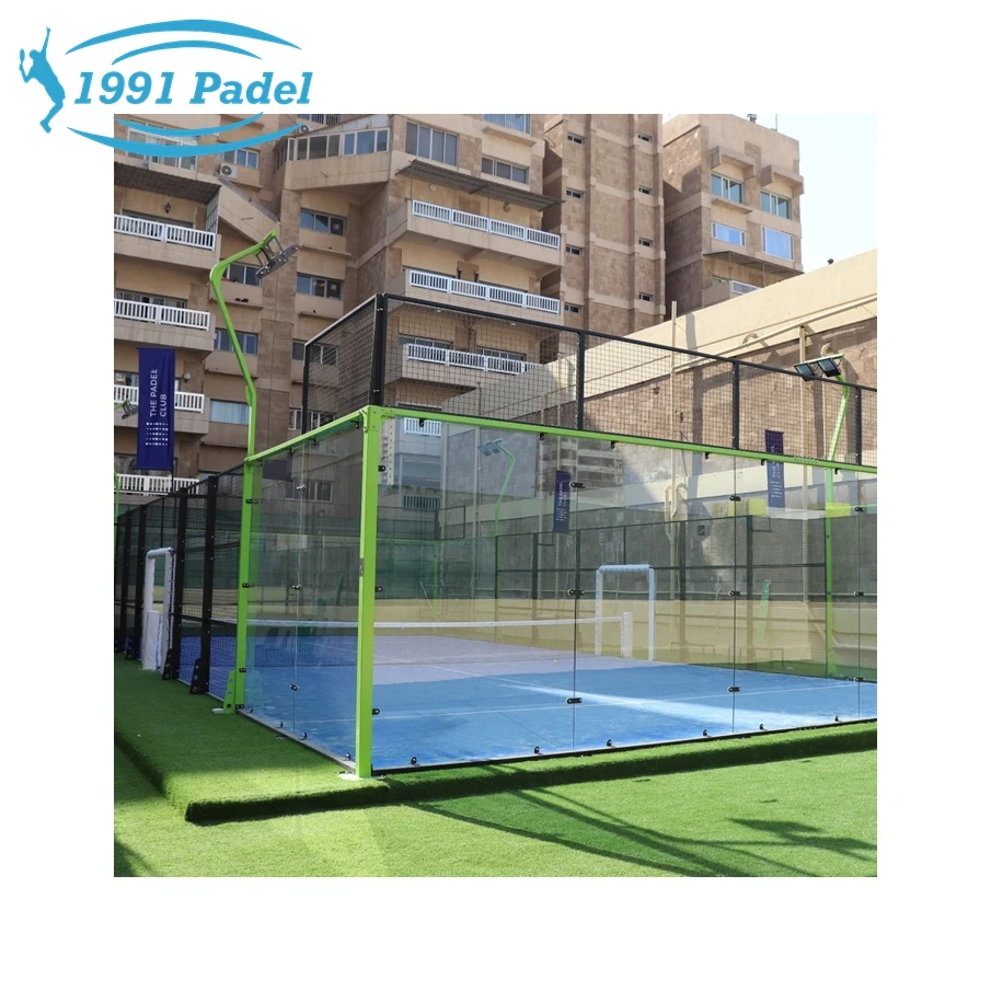 2024 New Design Outdoor Panoramic Padel Tennis Court Wholesale buy Paddle Court Cancha de Padel