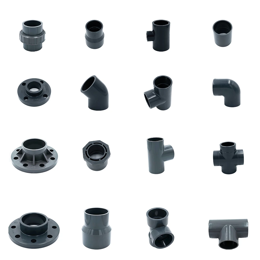 110mm water pipe fittings pvc hot selling 50mm pvc pipe fittings price schedule 40